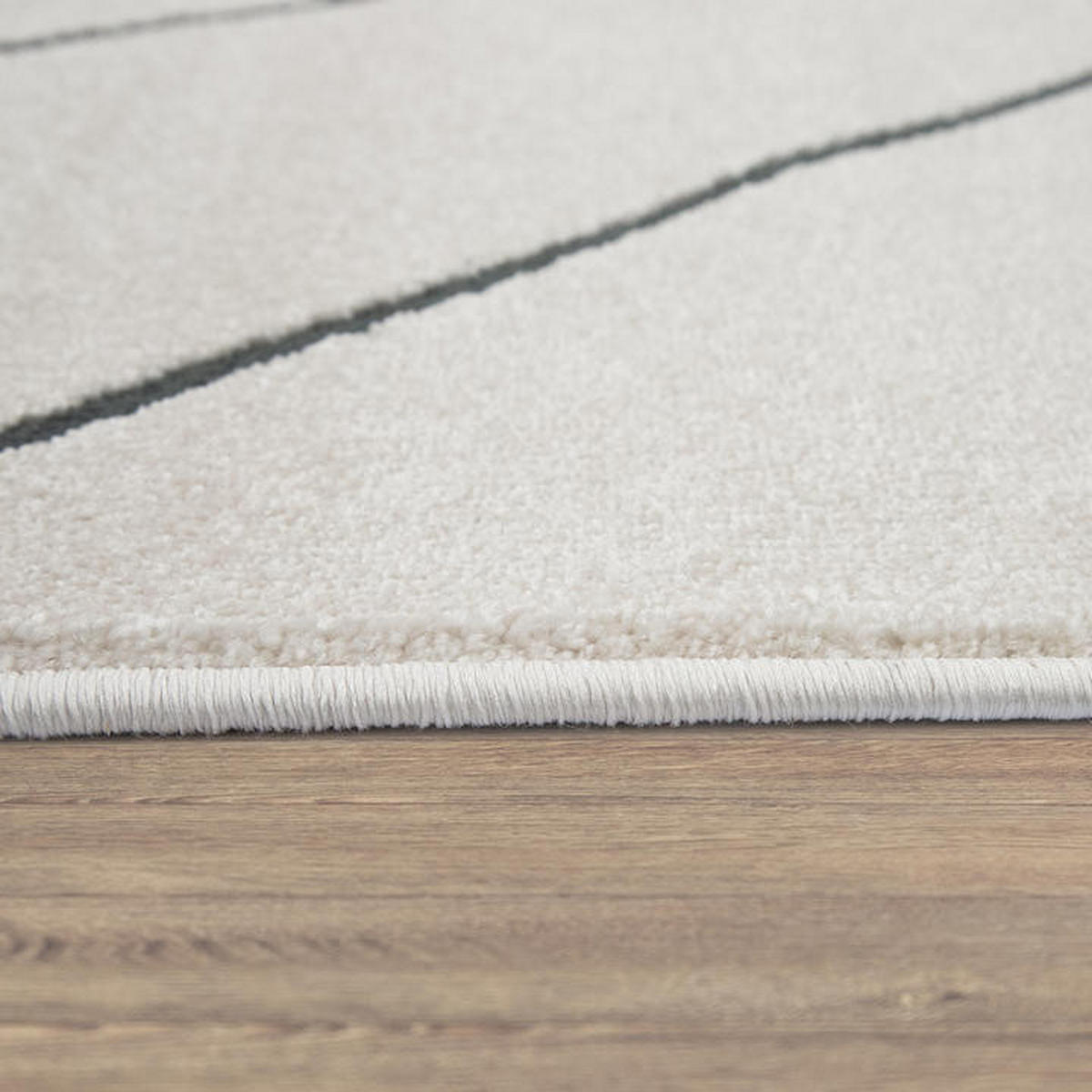 KURZFLORTEPPICH 160/160 cm Haral 785 - Weiß, Kunststoff (160/160cm) - Paco Home