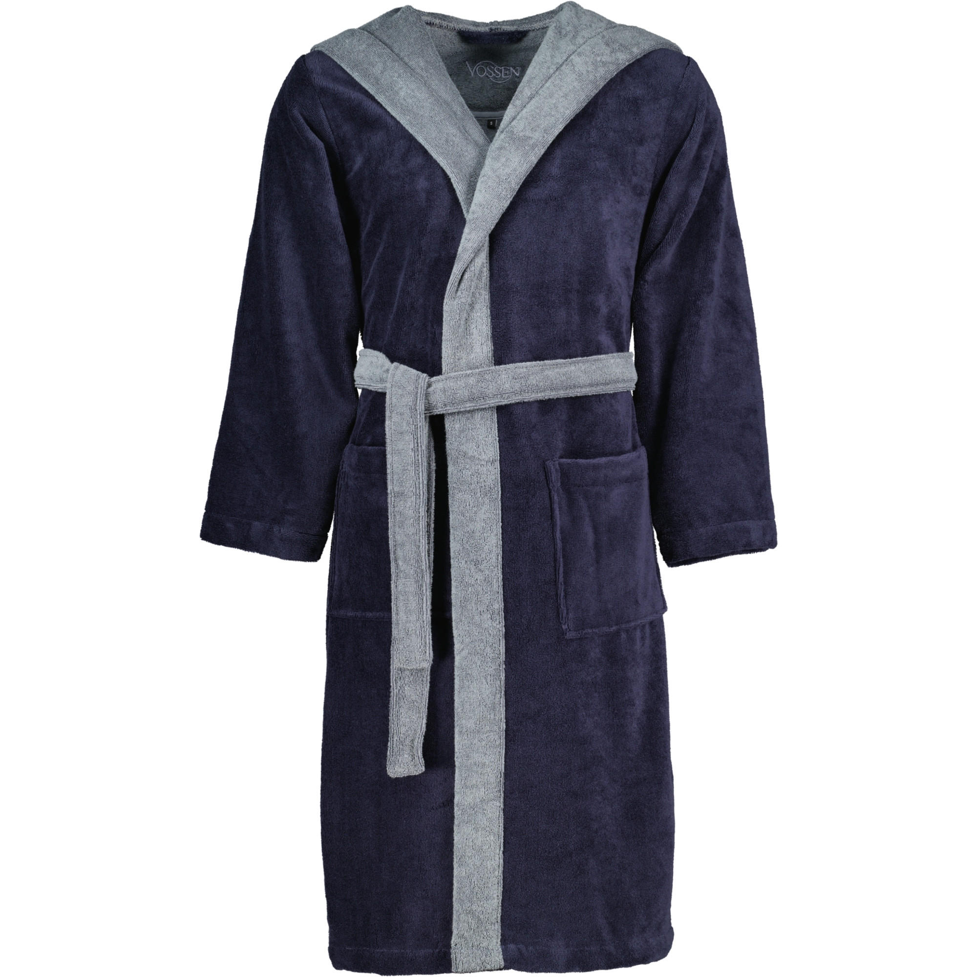 BADEMANTEL UNISEX KAPUZE POPPY ANTHRAZIT - 013 - Grau, Textil (XXLnull) - Vossen