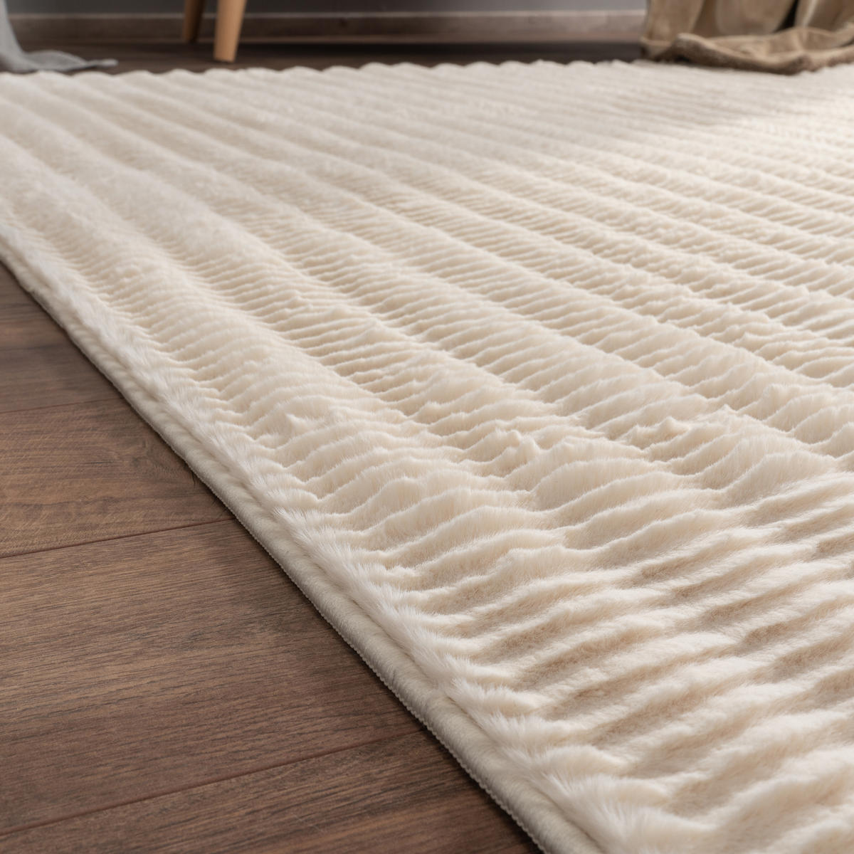 HOCHFLORTEPPICH 80/150 cm Arnheim 743 - Creme, Textil (80/150cm) - Paco Home