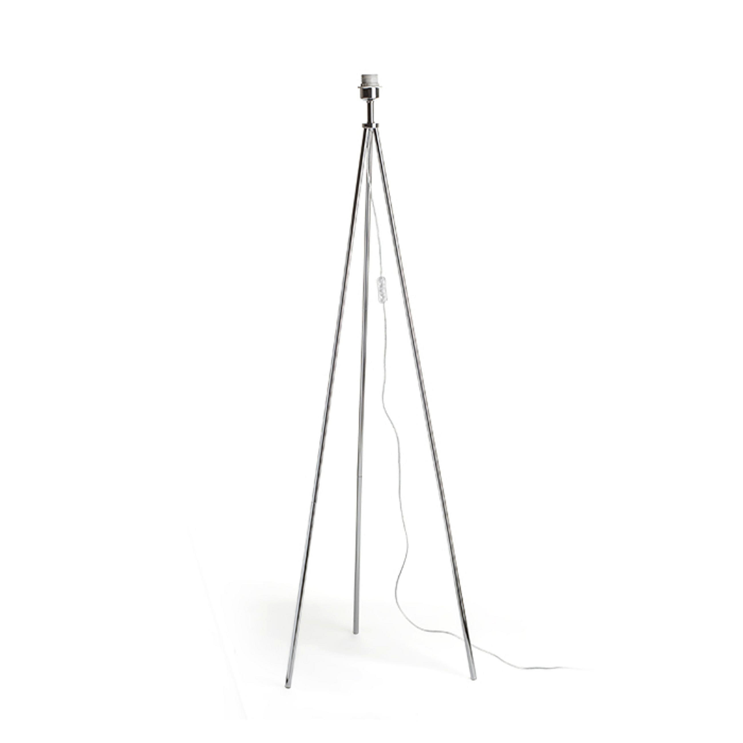 LEUCHTE NYC TRIPOD Chrom 15 W - Chromfarben, Metall (49/49/136cm) - Rendl