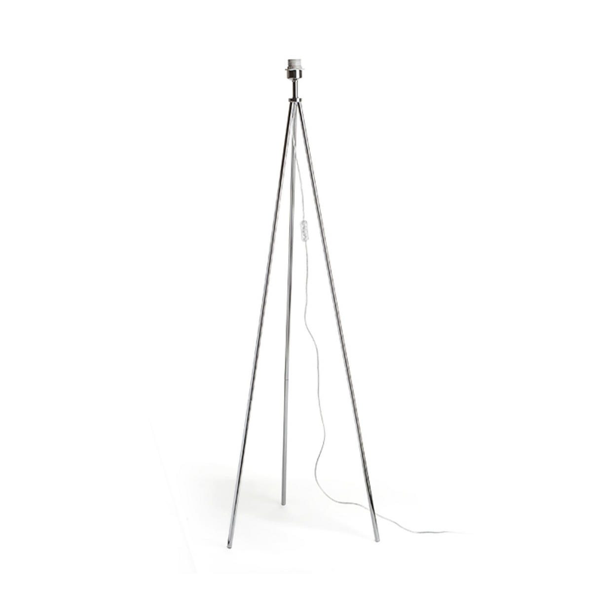 LEUCHTE NYC TRIPOD Chrom 15 W - Chromfarben, Metall (49/49/136cm) - Rendl