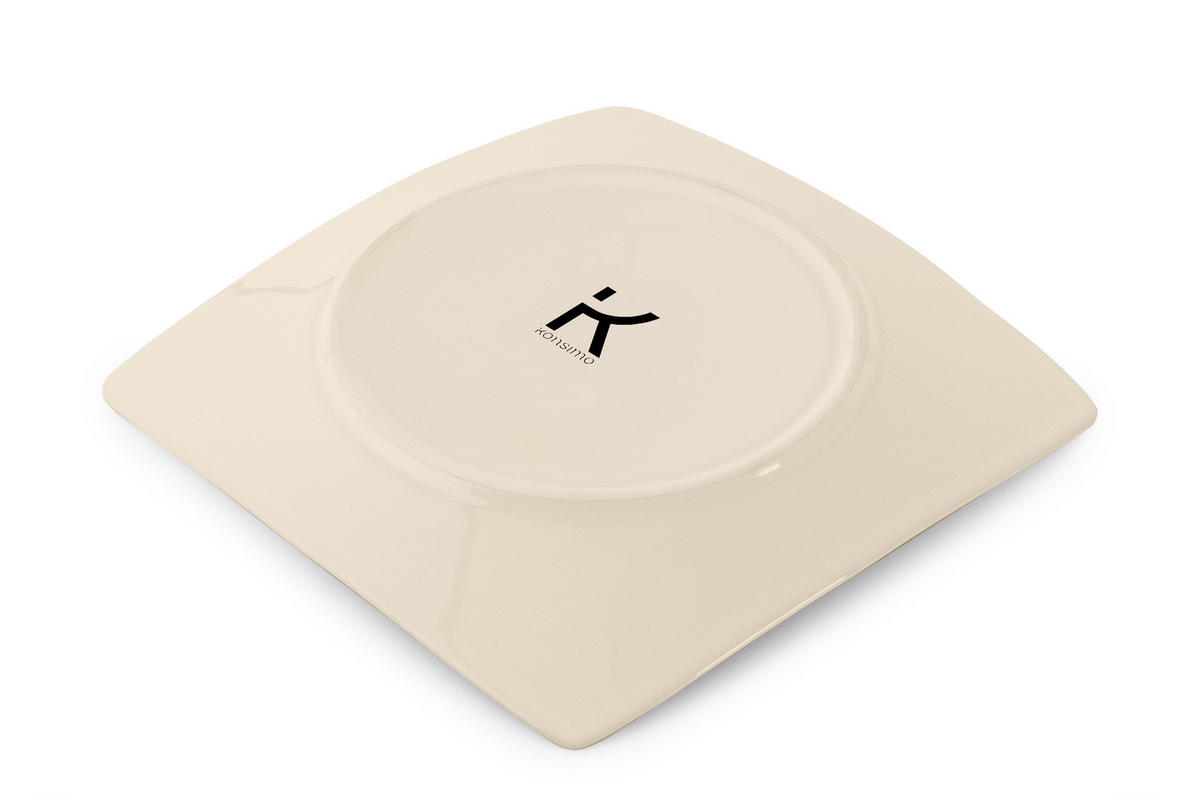 TAFELSERVICE EPIRI 6 Personen 18-tlg - Beige, Keramik (25/2/25cm) - KONSIMO®