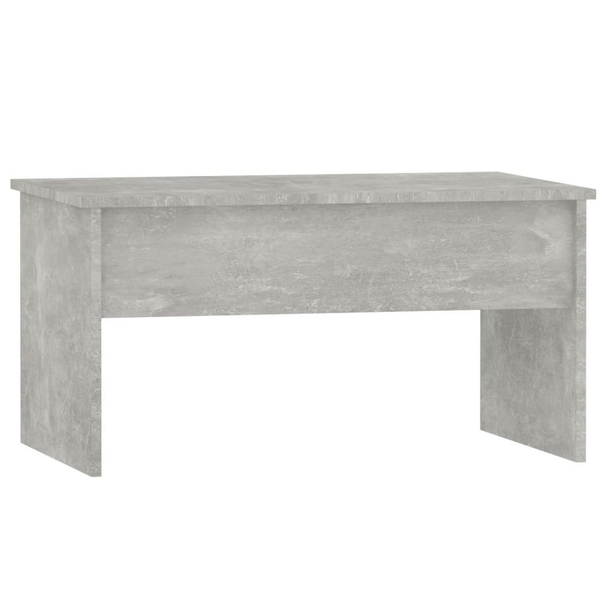 COUCHTISCH Betongrau 80x50,5x41,5 cm Holzwerkstoff - Grau, Holzwerkstoff (80/50.5/41.5cm) - furnicato
