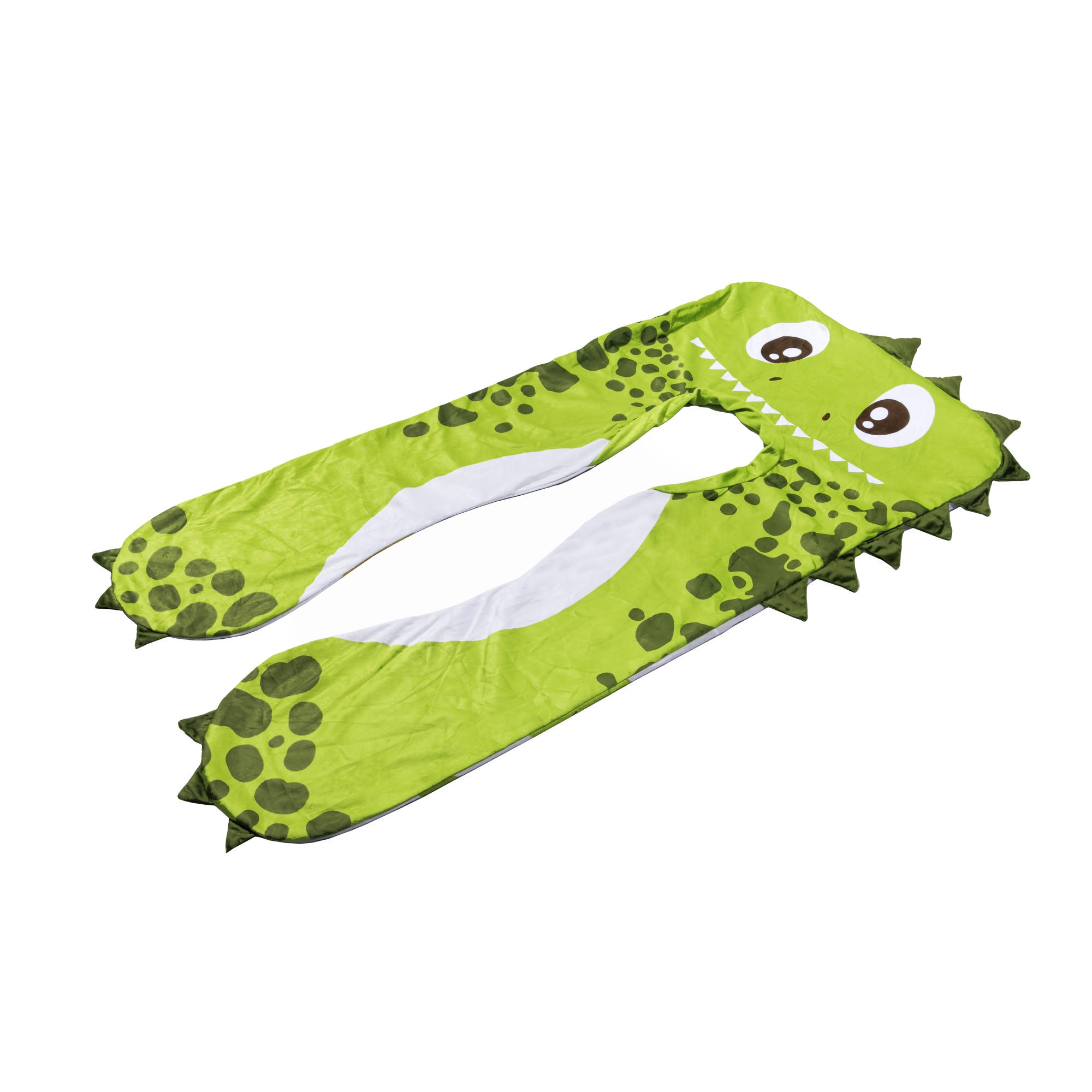 ERSATZBEZUG für das KomfortKissen KIDS - Mikroplüsch (Dino) - Grün, Textil (60/120cm) - KomfortKissen