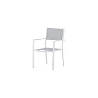 GARTENESSSTUHL COPACABANA Grau 57x61x88 cm - Grau, Metall (57/88/61cm) - FURNLUX