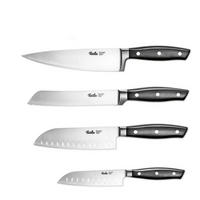 MESSERSET Profi Silber 4-Teilig - Schwarz, Metall