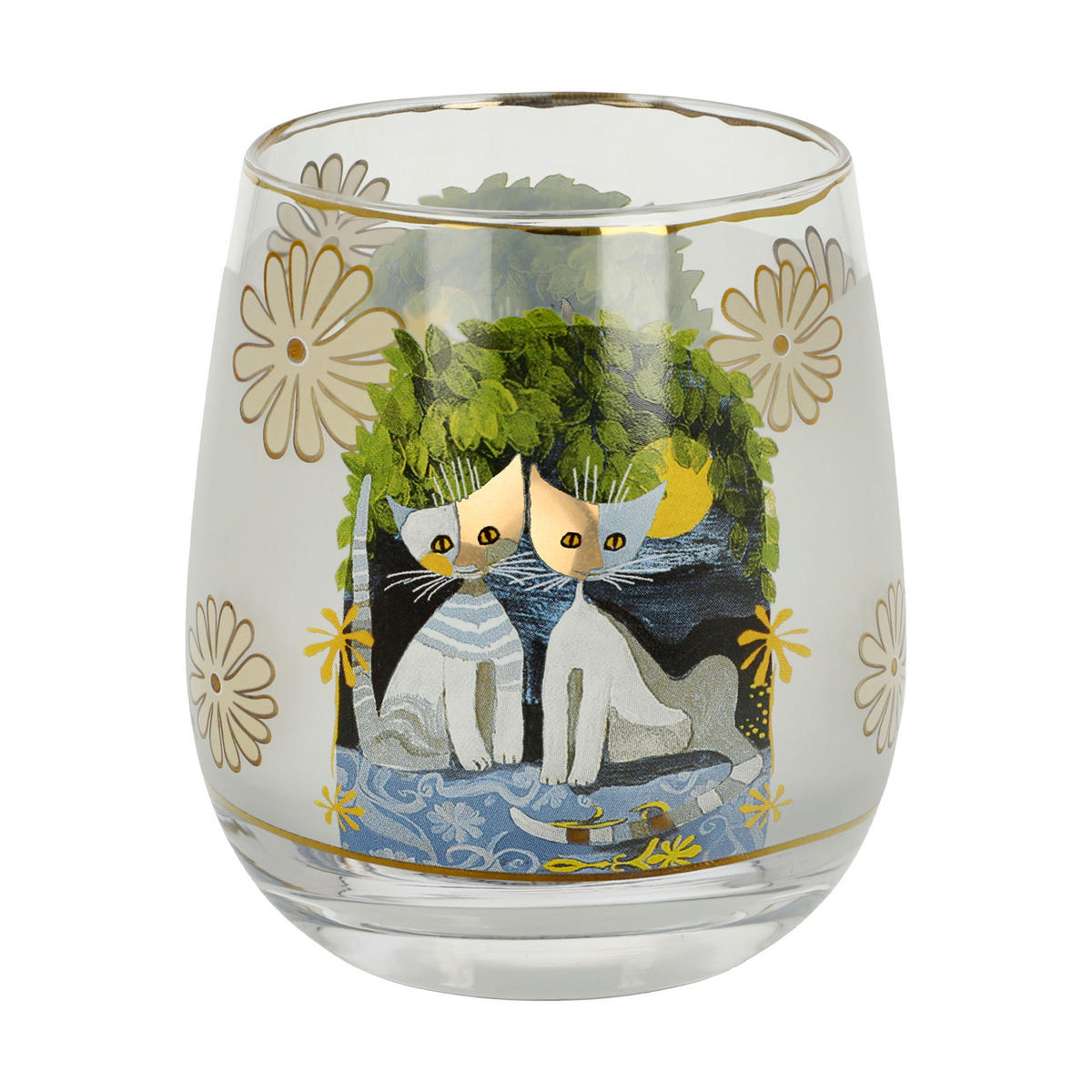 WINDLICHT Rosina Wachtmeister - Al chiaro di luna, Glas, Bunt, 9.5 cm - Multicolor, Glas (8/9.5/8cm) - Goebel