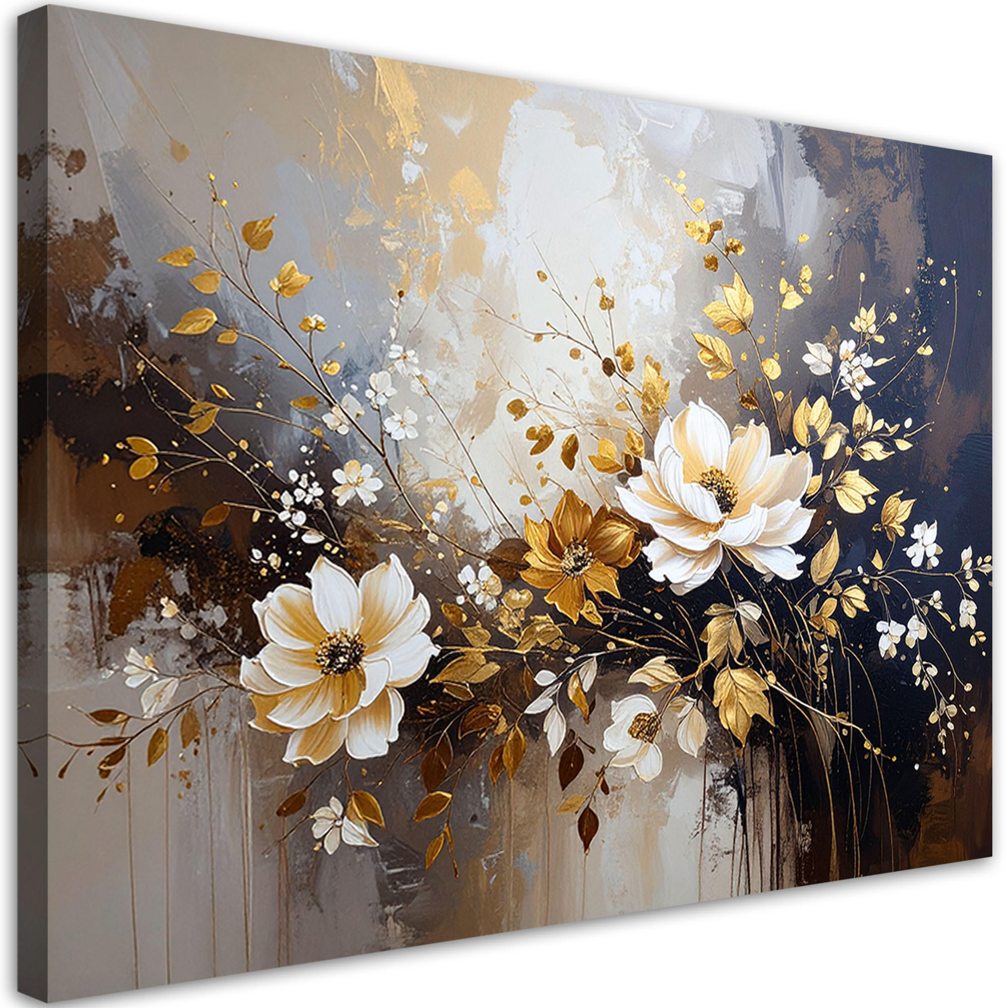 Feeby Leinwandbild, Beige 60x40 cm