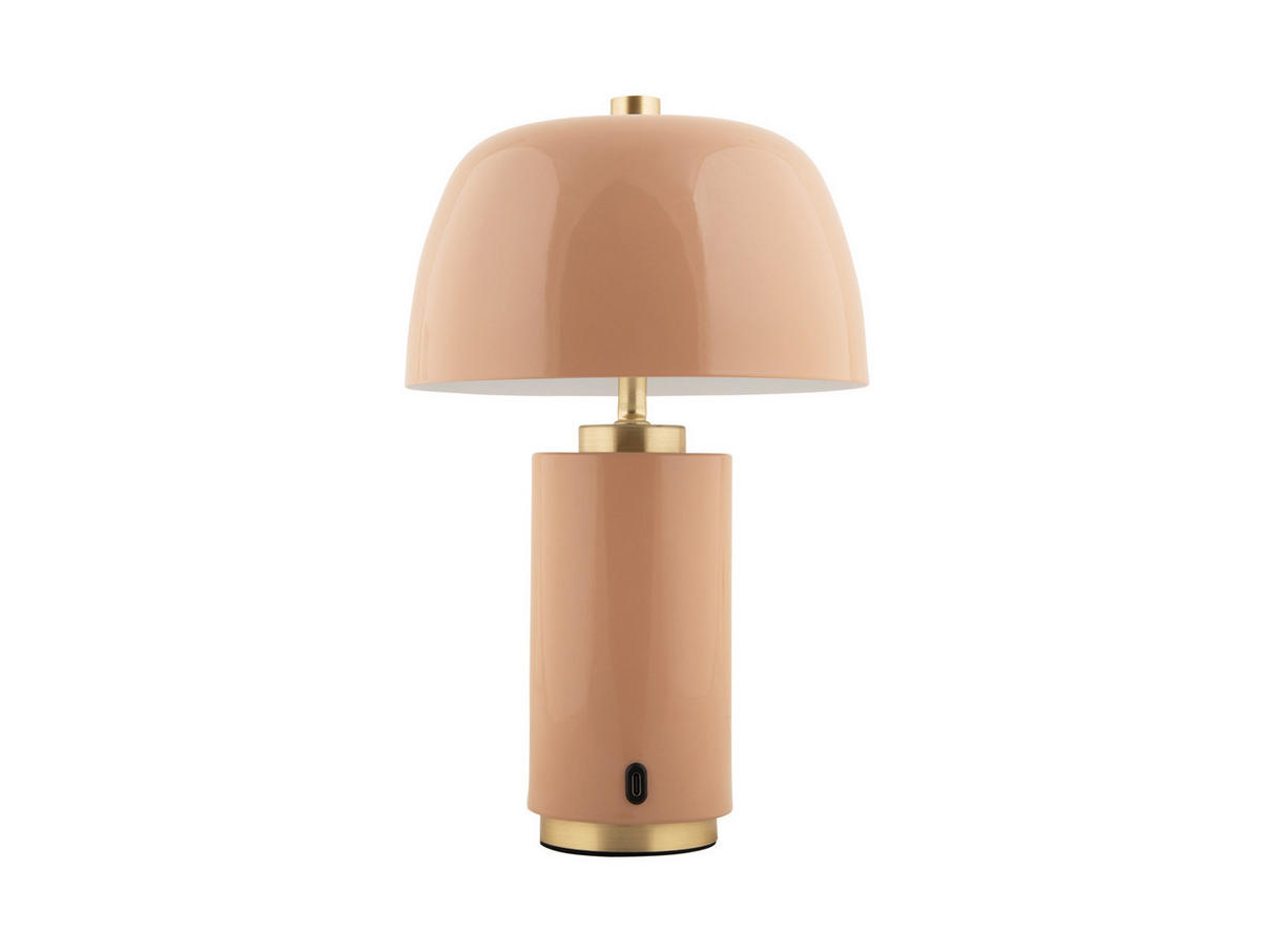 TISCHLAMPE Freya LED 18/18/30 cm - Braun, Metall (18/18/30cm) - Leitmotiv