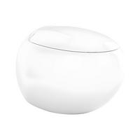HÄNGE WC - 40 cm x 58 cm - keramik - weiß Huro - Weiß, Keramik (40/39/58cm) - Vente-Unique