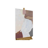 ACRYLBILD HANDGEMALT 60/90 cm - Beige/Weiß, Holz/Textil (60/90cm) - KUNSTLOFT