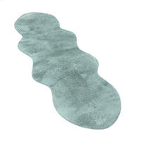 KURZFLORTEPPICH 70/200 cm Pelt 640 - Türkis, Textil (70/200cm) - Paco Home