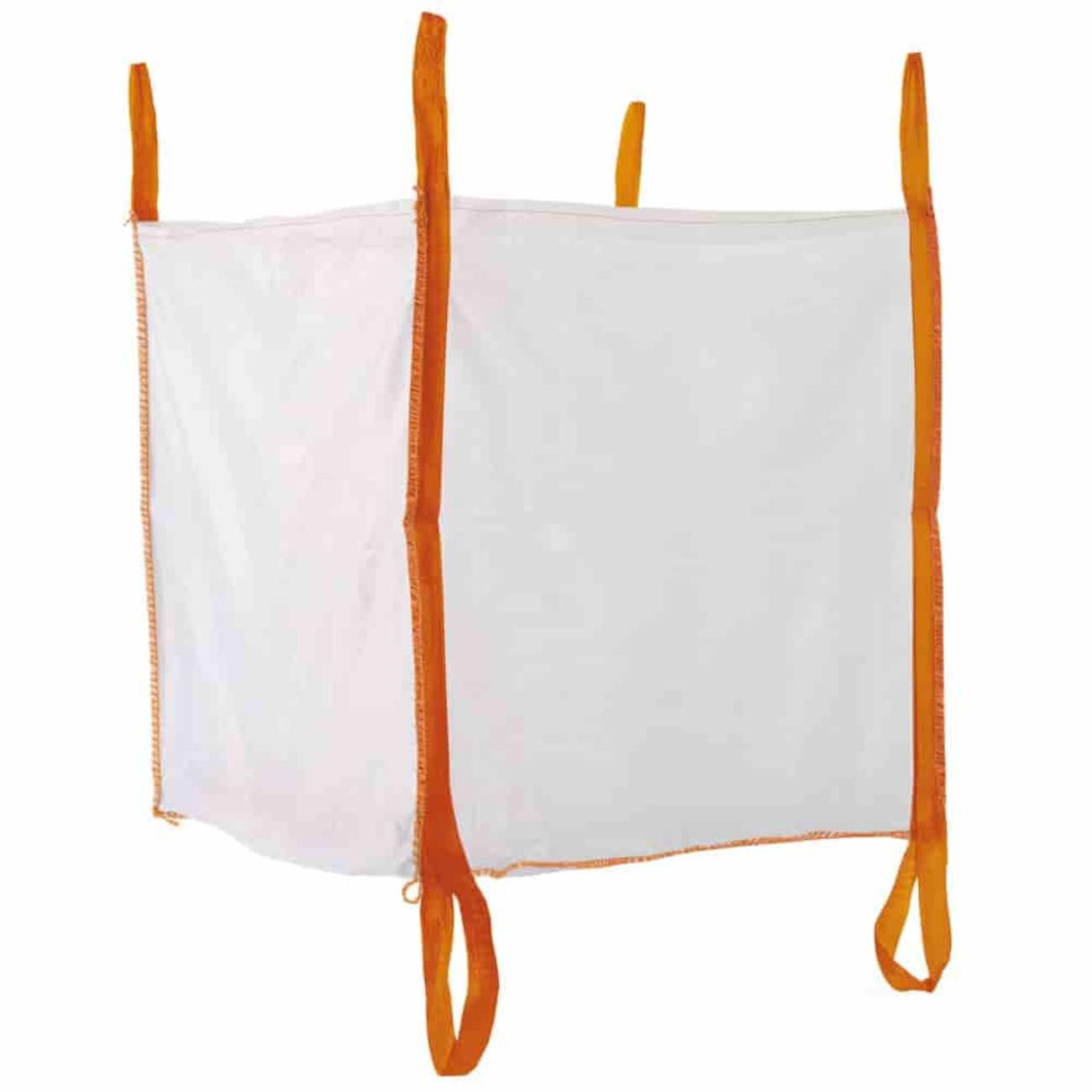 GARTENABFALLSACK oben offen, 1000 kg Tragkraft, 90x90x90 cm, Polypropylen - Weiß, Textil (90/90/90cm) - BONI-SHOP