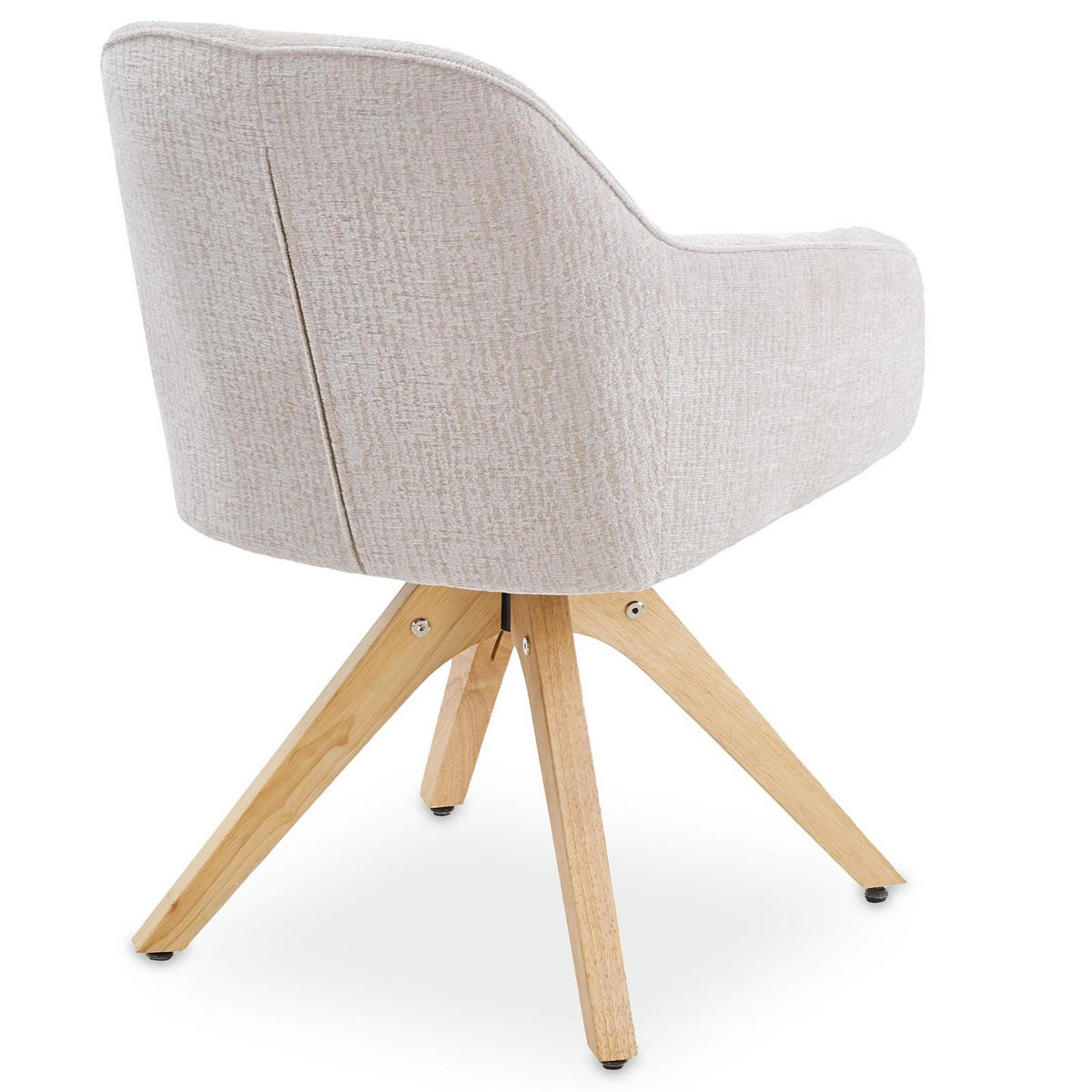 ESSZIMMERSTÜHLE SAGA 2er-Set beige - Beige, Textil (57/81/62cm) - IDIMEX