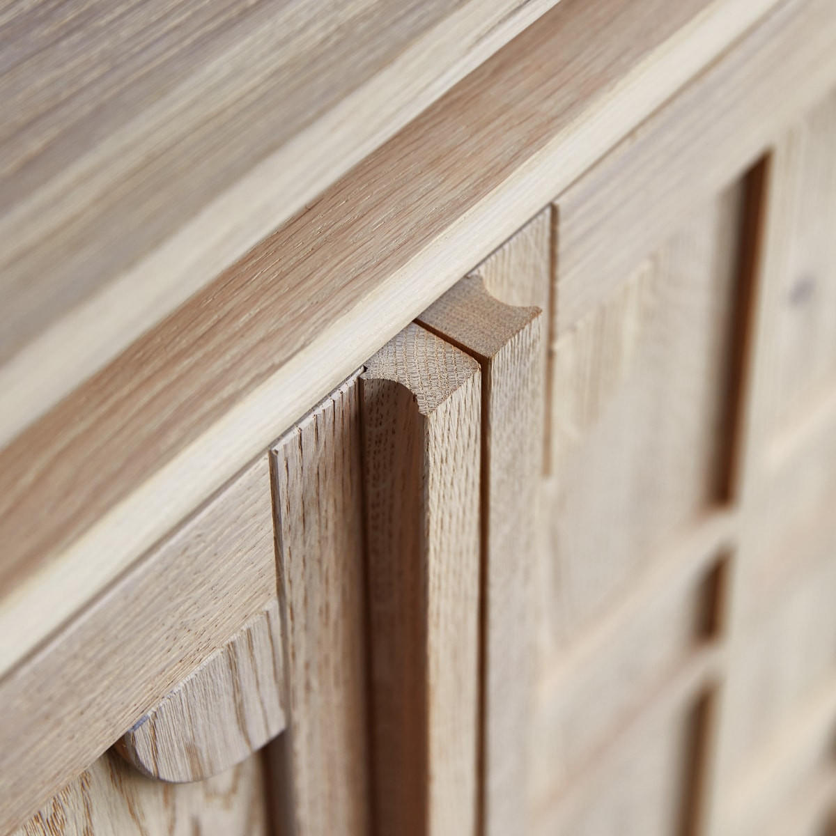 ANRICHTE Bodi Natur aus Eiche - Naturfarben, Holz (220/95/50cm) - Tikamoon