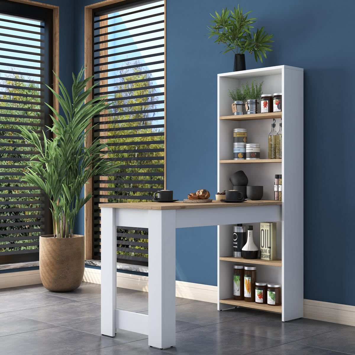 ESSTISCH jong Braun - Braun, Holz (120/54/154cm) - Habitat Garten