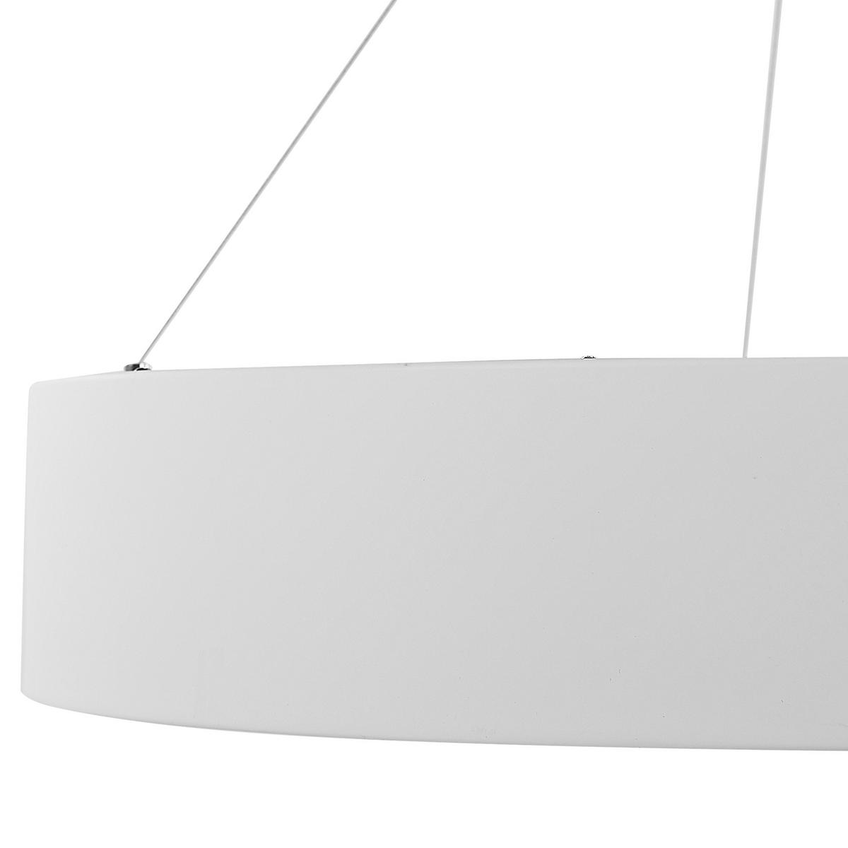HÄNGELEUCHTE Lenya 60/60/150 cm - Weiß, Metall (60/60/150cm) - Beliani