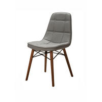 STUHL DENVER mit Metallgestell - Anthrazit, Leder (46/86/46cm) - Stuhlmann