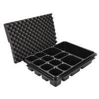 MAKITA P-83674 Universaleinsatz Einlage mit 12 Mulden + Deckenploster für Handwerkzeug im Makpac - Multicolor, Kunststoff (26/14/38cm) - Makita