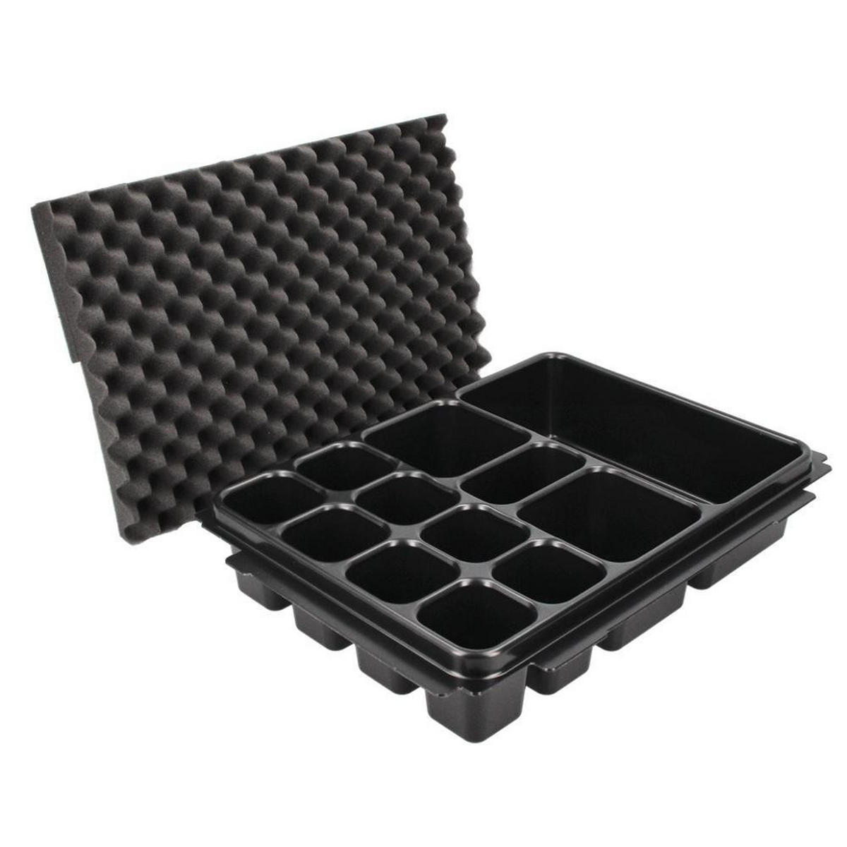 MAKITA P-83674 Universaleinsatz Einlage mit 12 Mulden + Deckenploster für Handwerkzeug im Makpac - Multicolor, Kunststoff (26/14/38cm) - Makita