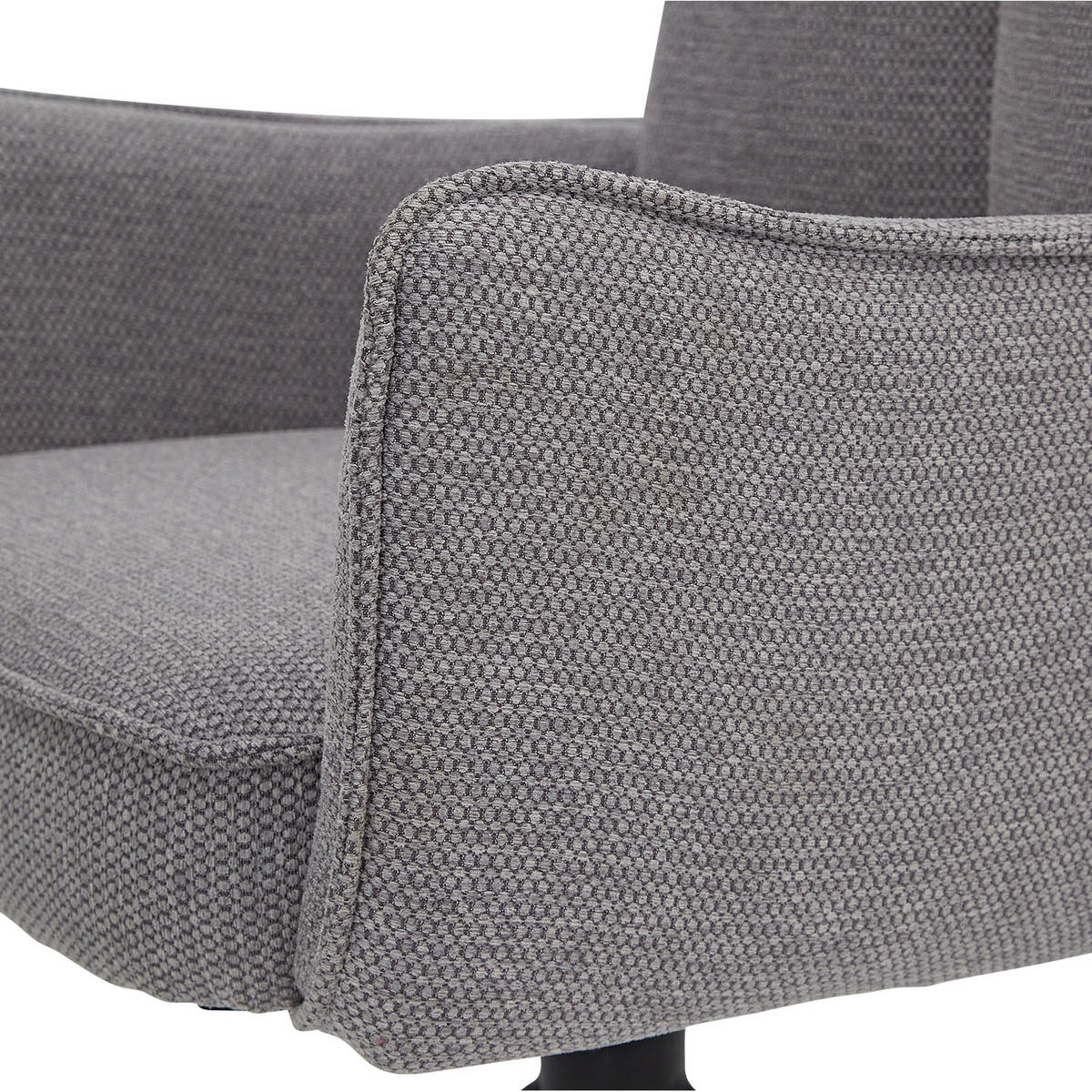 ARMLEHNENSTUHL Stoff in Grau drehbar - Grau, Textil (59/94/64cm) - Homestyle4u