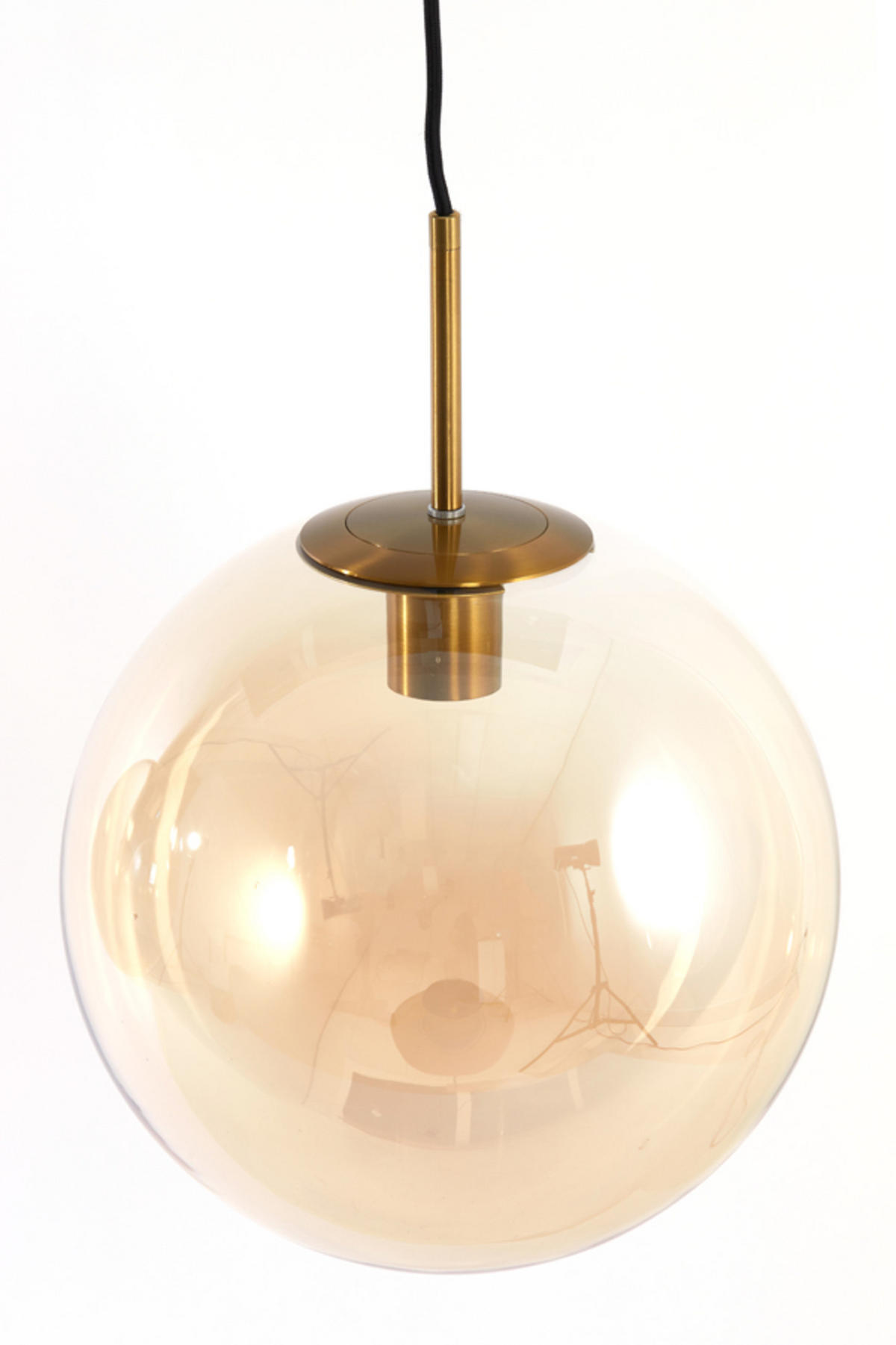 HÄNGELAMPE Medina Orange 120/30/30 cm - Orange, Glas (120/30/30cm) - Light & Living