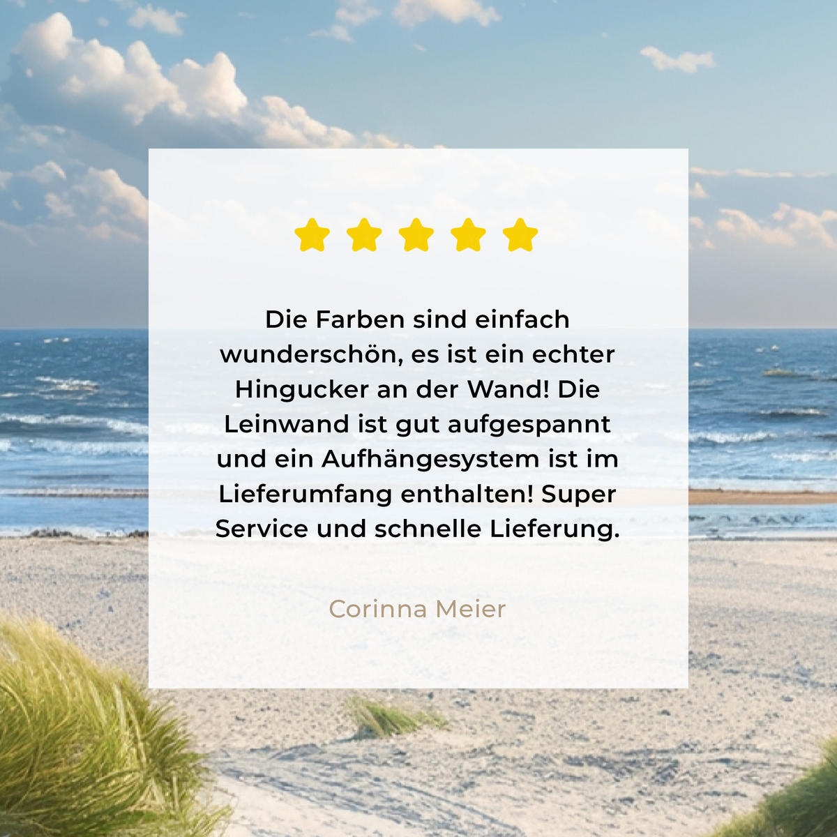 LEINWANDBILD Aussicht - Strand - Fenster - Dünen - Meer 60x90 cm - Hellblau, Textil (60/90cm) - MuchoWow