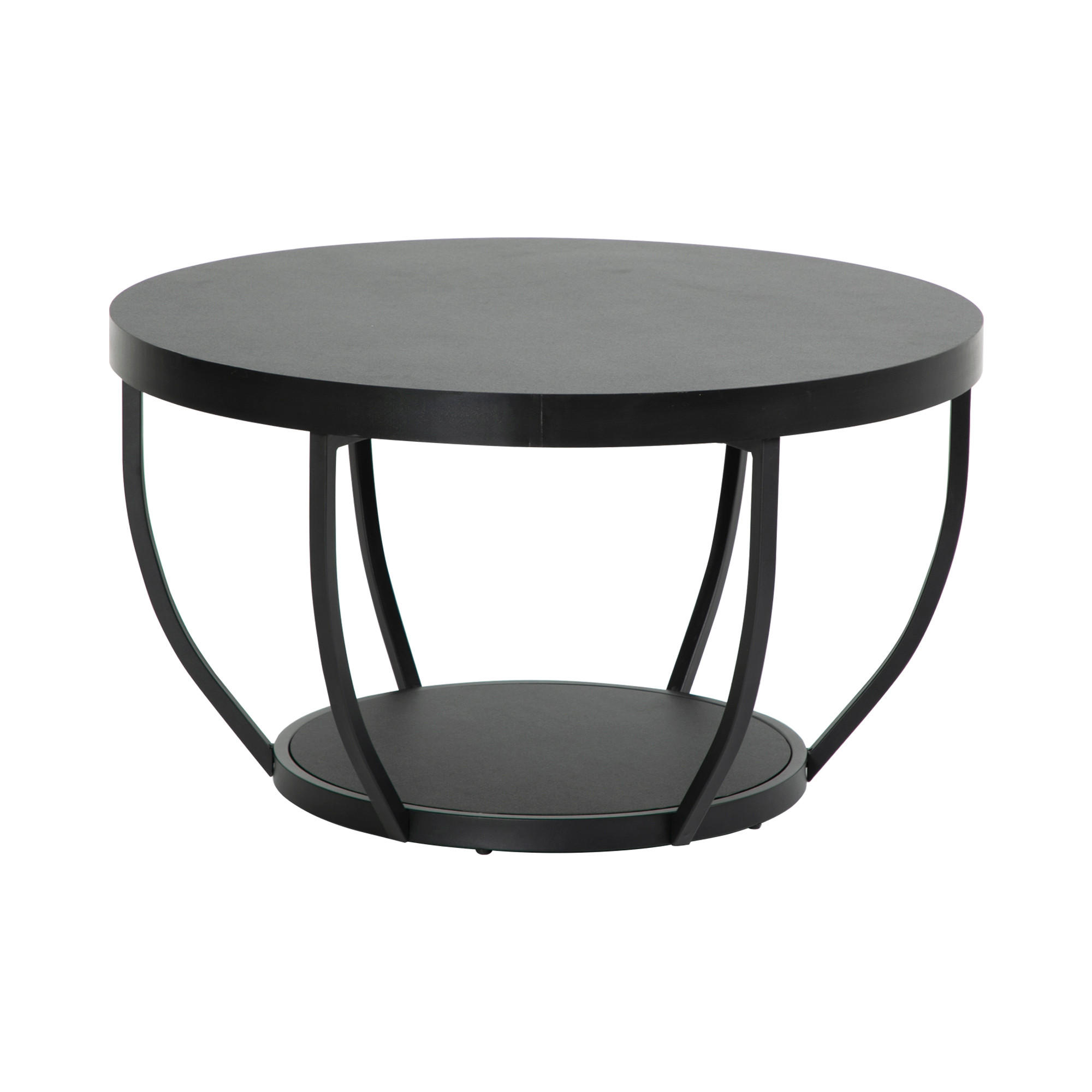 COUCHTISCH 80 cm Breite in Schwarz - Schwarz, Holzwerkstoff (80/80/45.5cm) - Home Collective