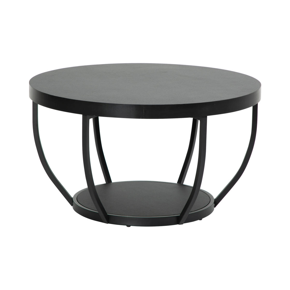 COUCHTISCH 80 cm Breite in Schwarz - Schwarz, Holzwerkstoff (80/80/45.5cm) - Home Collective