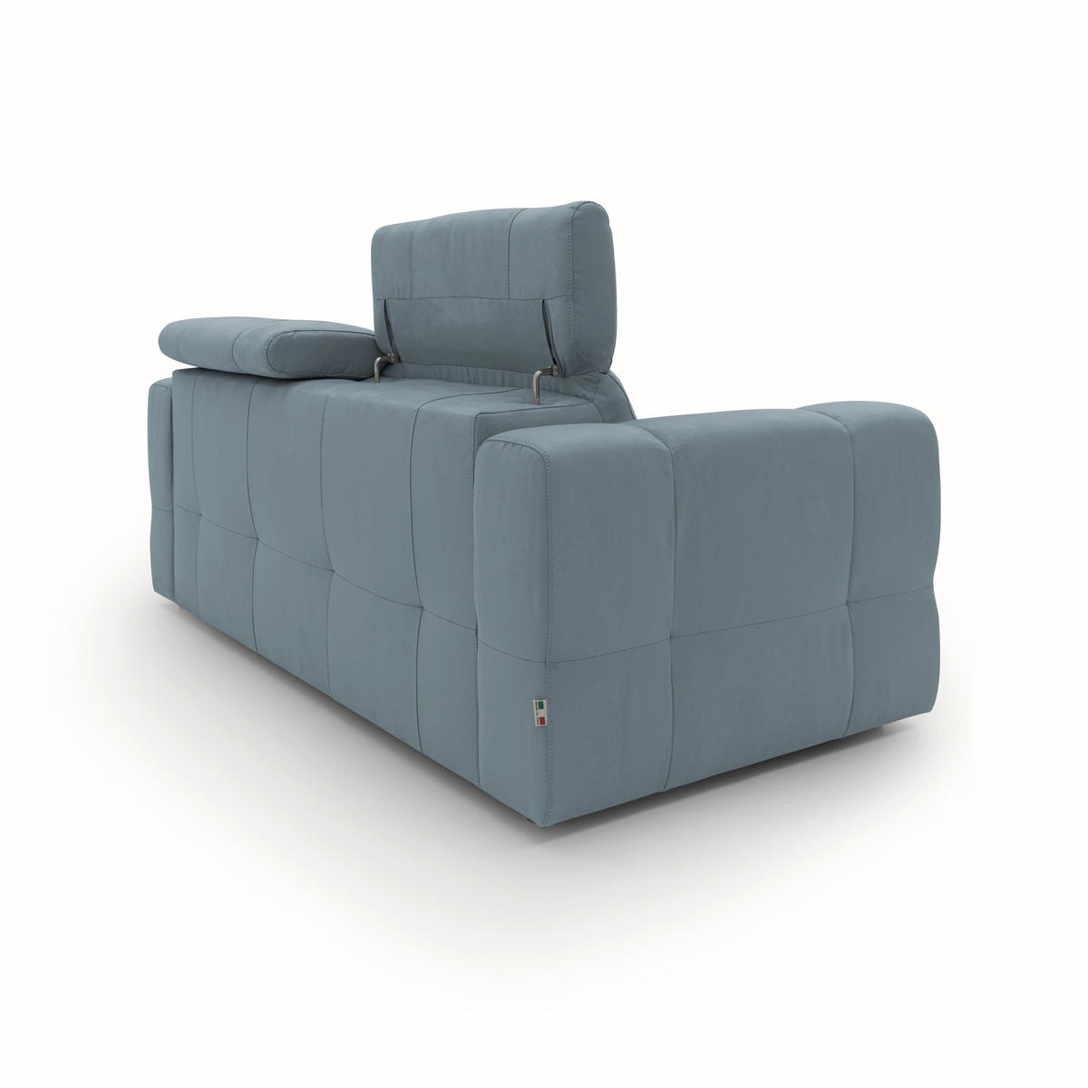 SCHLAFSOFA Kronos - Hellblau, Textil (173/80/97cm) - Divani.store