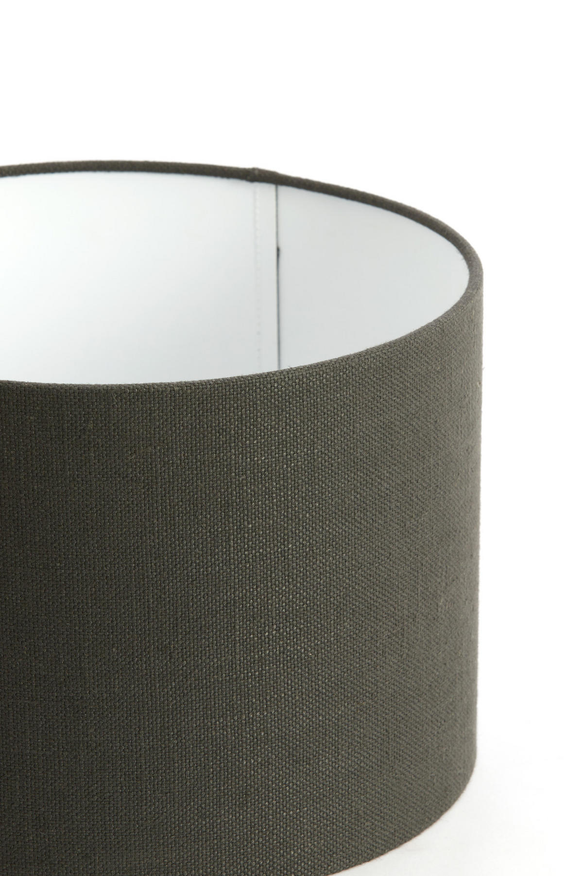 LAMPENSCHIRM Livigno Grau Ø25/18 cm - Grau, Textil (25/25/18cm) - Light & Living