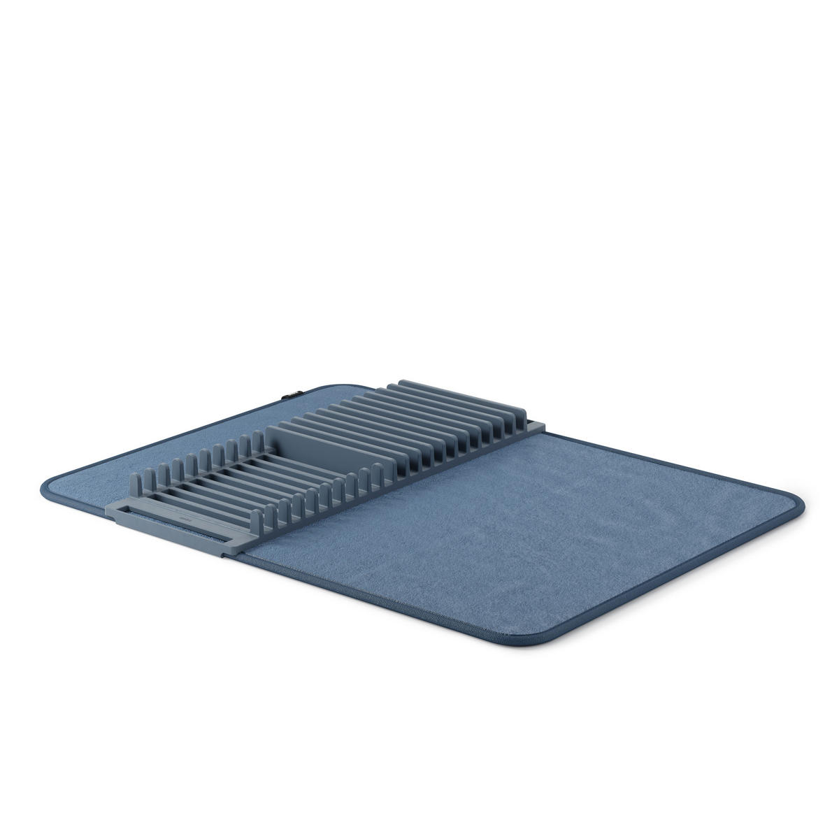 ABTROPFGESTELL Udry mit Abtropfmatte, Schieferblau - Blau, Kunststoff (46/4/61cm) - Umbra