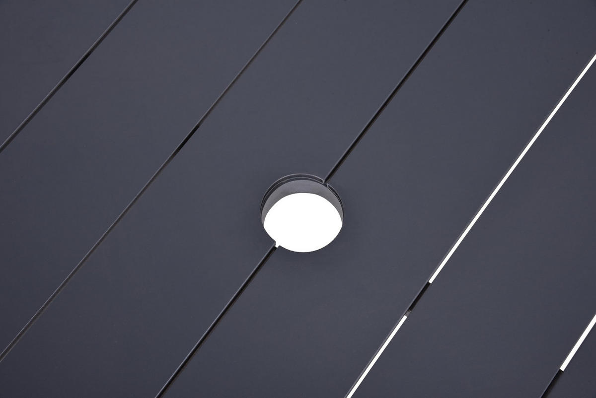 GARTENTISCH Kevin Terrassentisch - Anthrazit, Metall (101.5/101.5/72cm) - DELUKE