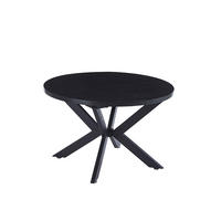 ESSTISCH RUND AVENTURA - Dark Oak, 160 x 120 cm - Schwarz, Holz (160/120/4cm) - Home Deluxe