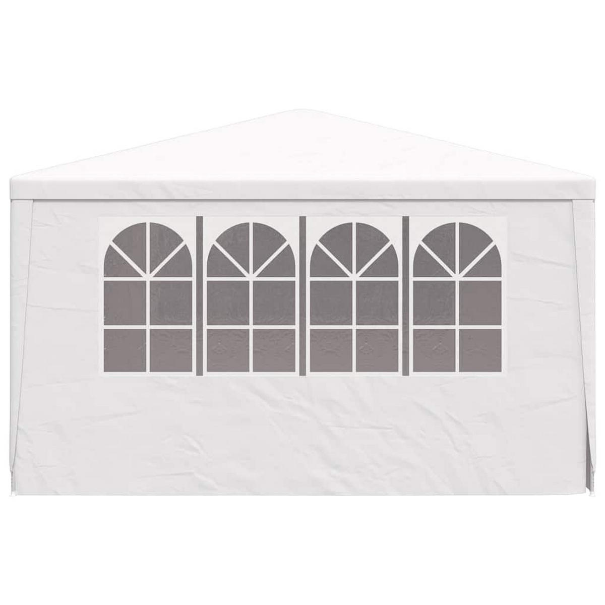 PROFI-PARTYZELT Mit Seitenwänden 4/4 M Weiss 90 G/M² - Weiß, Kunststoff (400/275/400cm) - vidaXL