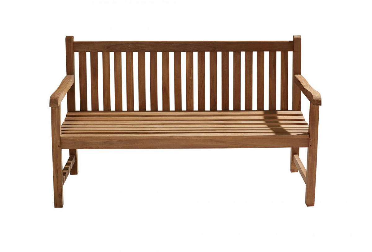 GARTENBANK Colorado 120x55x92 cm, Teak, Holz, Natur - Naturfarben, Holz (55/92/120cm) - dasmöbelwerk