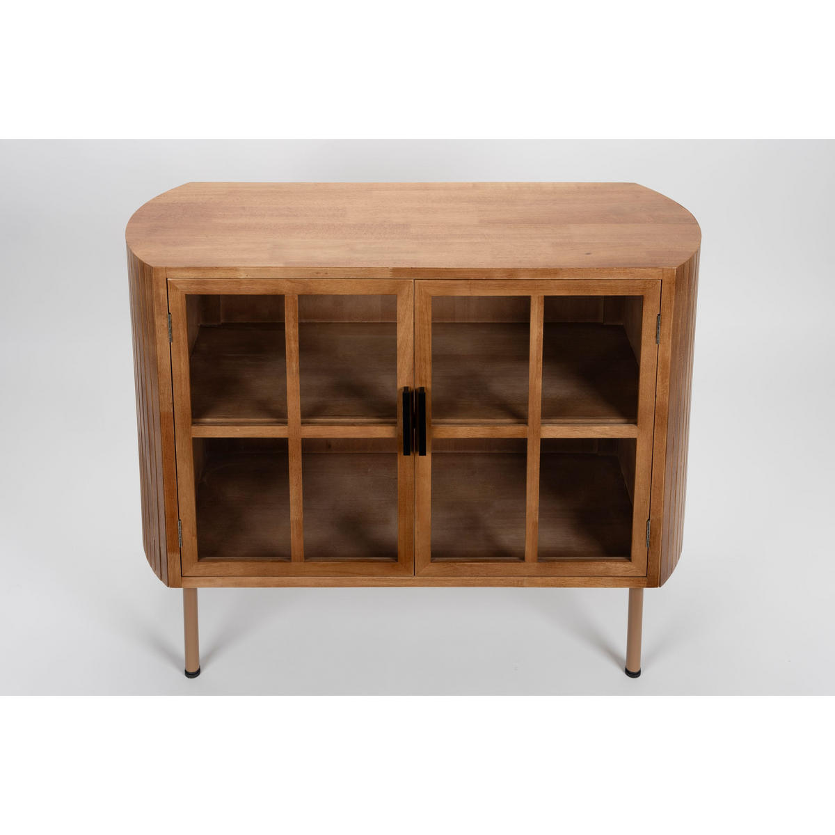 SIDEBOARD Yaz Low Tall - Braun, Holz (100/80/38cm) - Housecraft Living