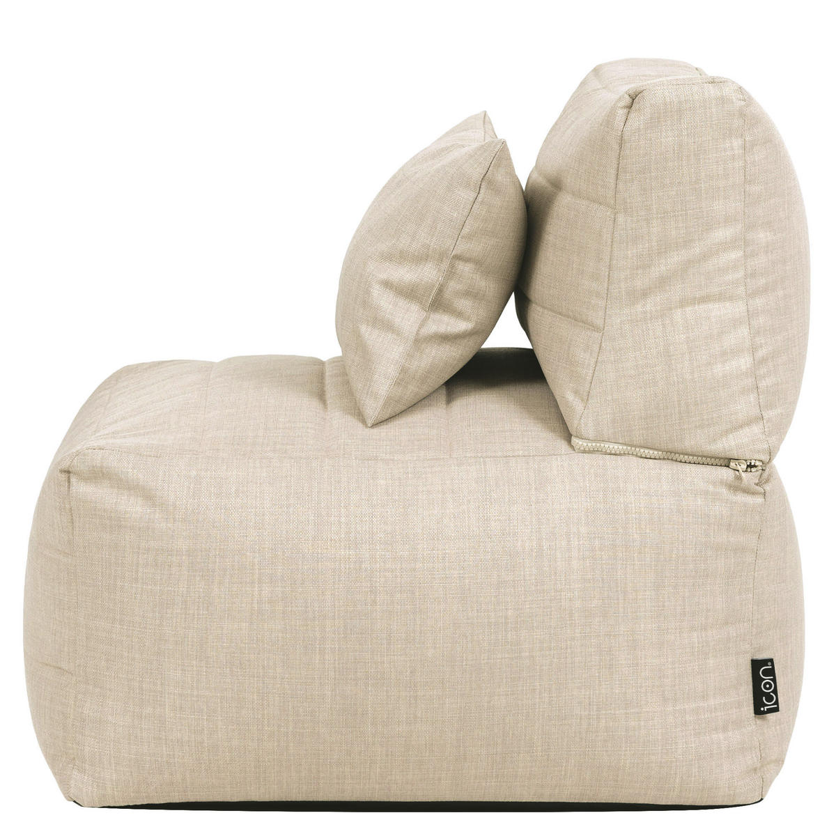 SITZSACK-SESSEL Noa modular Outdoor - Beige, Textil (75/70/78cm) - icon