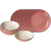 TAFELSERVICE Happy rot 12er Set - Rot, Keramik (2/2/2cm) - Ritzenhoff Breker