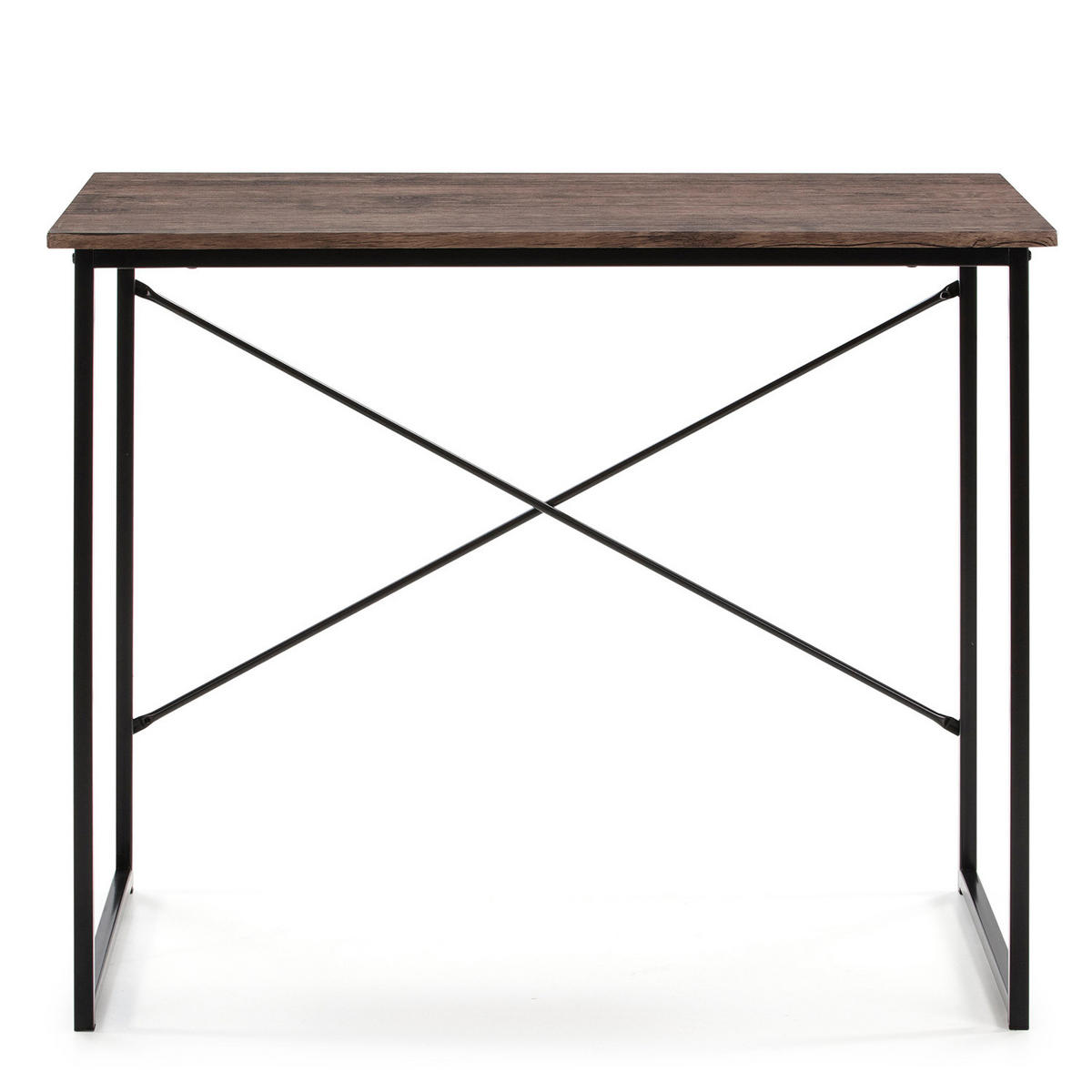 SCHREIBTISCH 90/50/74 Caceres Schwarz - Schwarz, Holzwerkstoff (50/90/74cm) - VS Venta-stock
