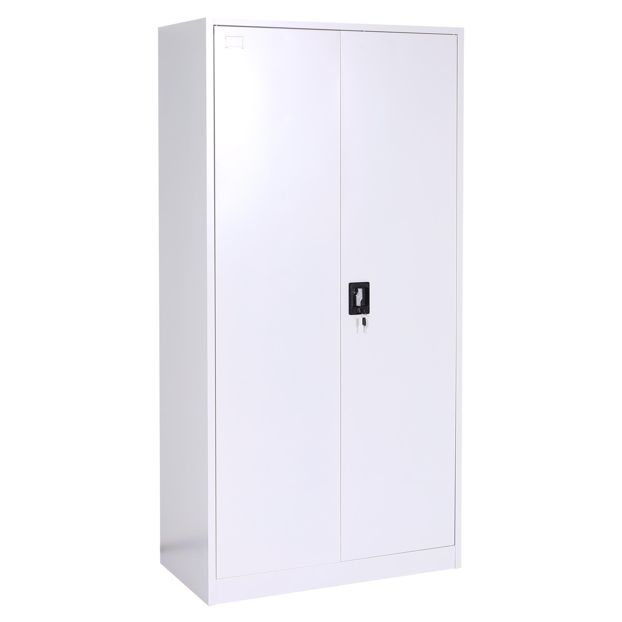 AKTENSCHRANK Grau - Grau, Metall (90/185/45cm) - MCW