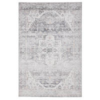 VINTAGE-TEPPICH Miray waschbar 200/300 cm - Grau, Kunststoff (200/300cm) - benuta Nest