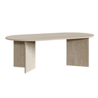 COUCHTISCH Kynd 119/60/40 cm - Beige, Holzwerkstoff (119/60/40cm) - [en.casa]
