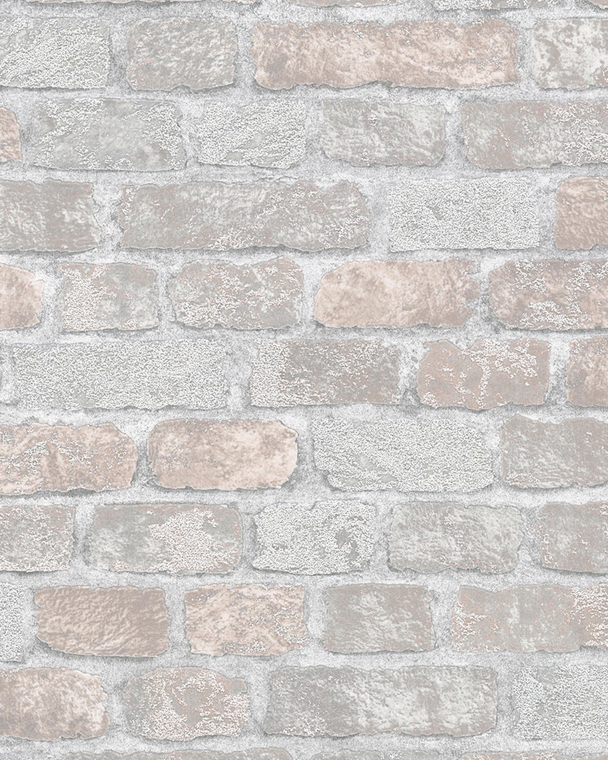 VLIESTAPETE Steinoptik Tapete greige - Greige, Papier (53/1005cm) - marburg