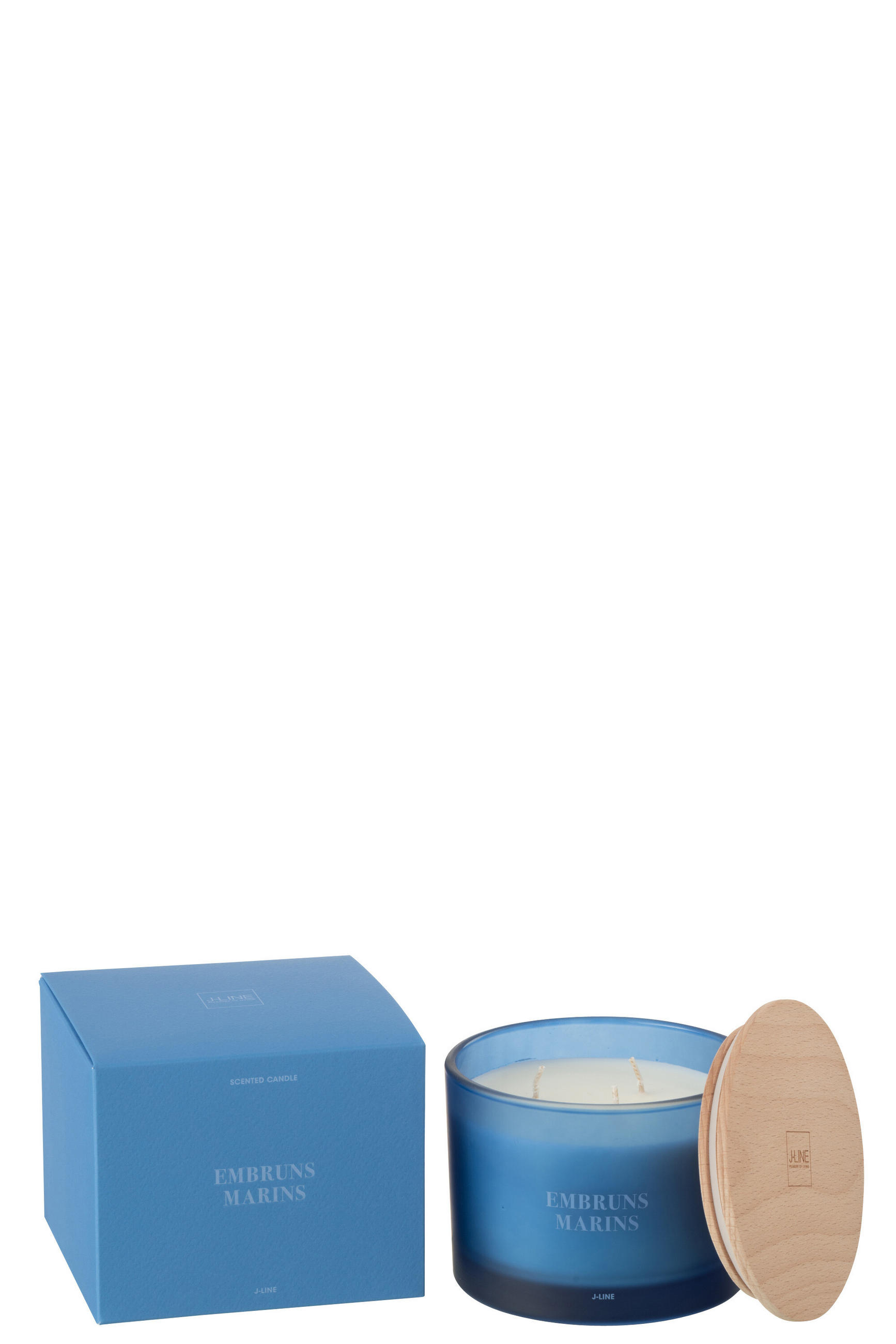 DUFTKERZE ACCORDS ESSENTIELS - Blau - 28 Std. - Blau, Paraffin (11.5/10cm) - J-Line