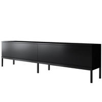TV-MÖBEL lord Schwarz - Schwarz, Holz (30/47/180cm) - Habitat Garten