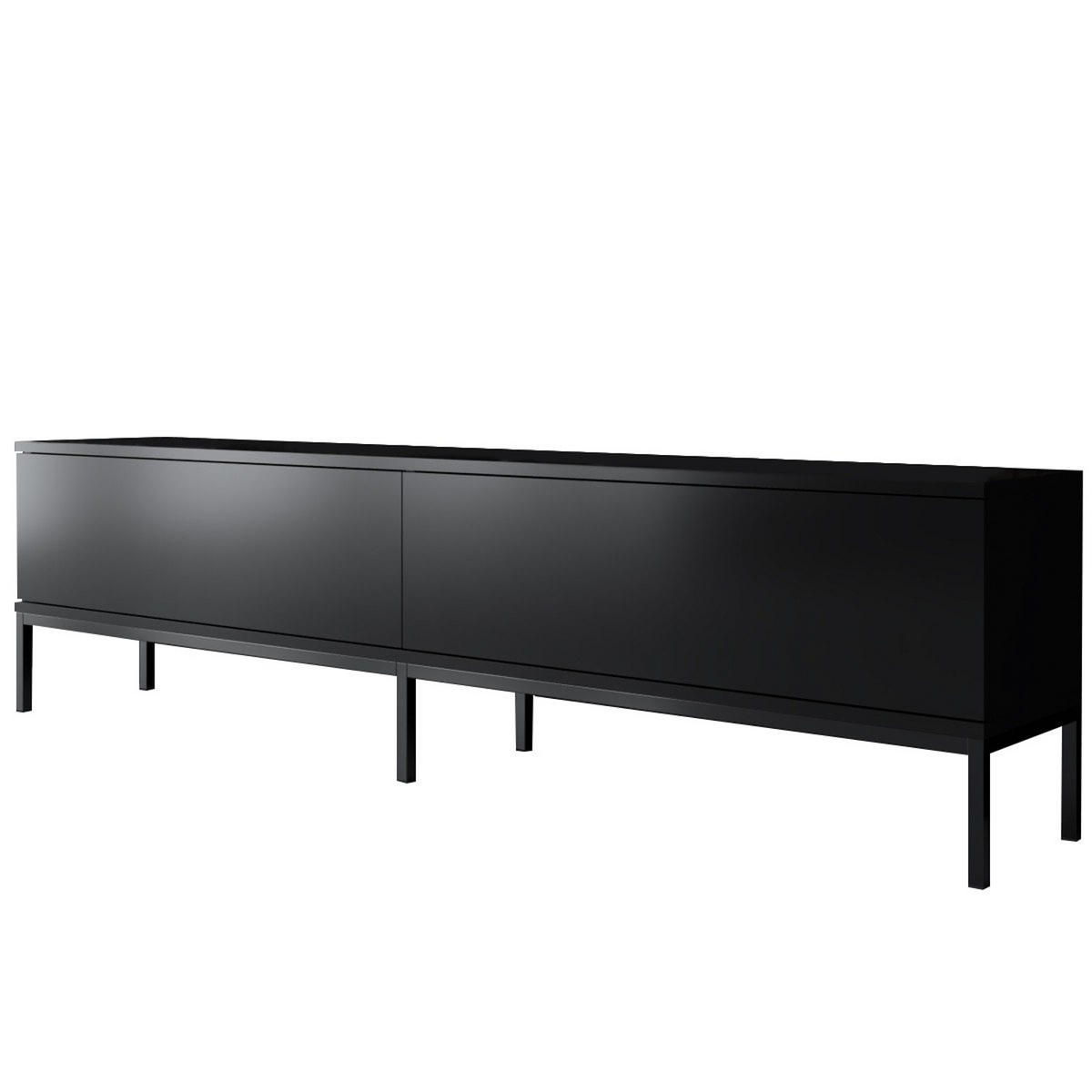 TV-MÖBEL lord Schwarz - Schwarz, Holz (30/47/180cm) - Habitat Garten