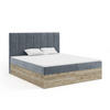 BOXBETT Doppelbett Jessen 180x200 cm Grau - Grau, Textil (180/200cm) - Fedve