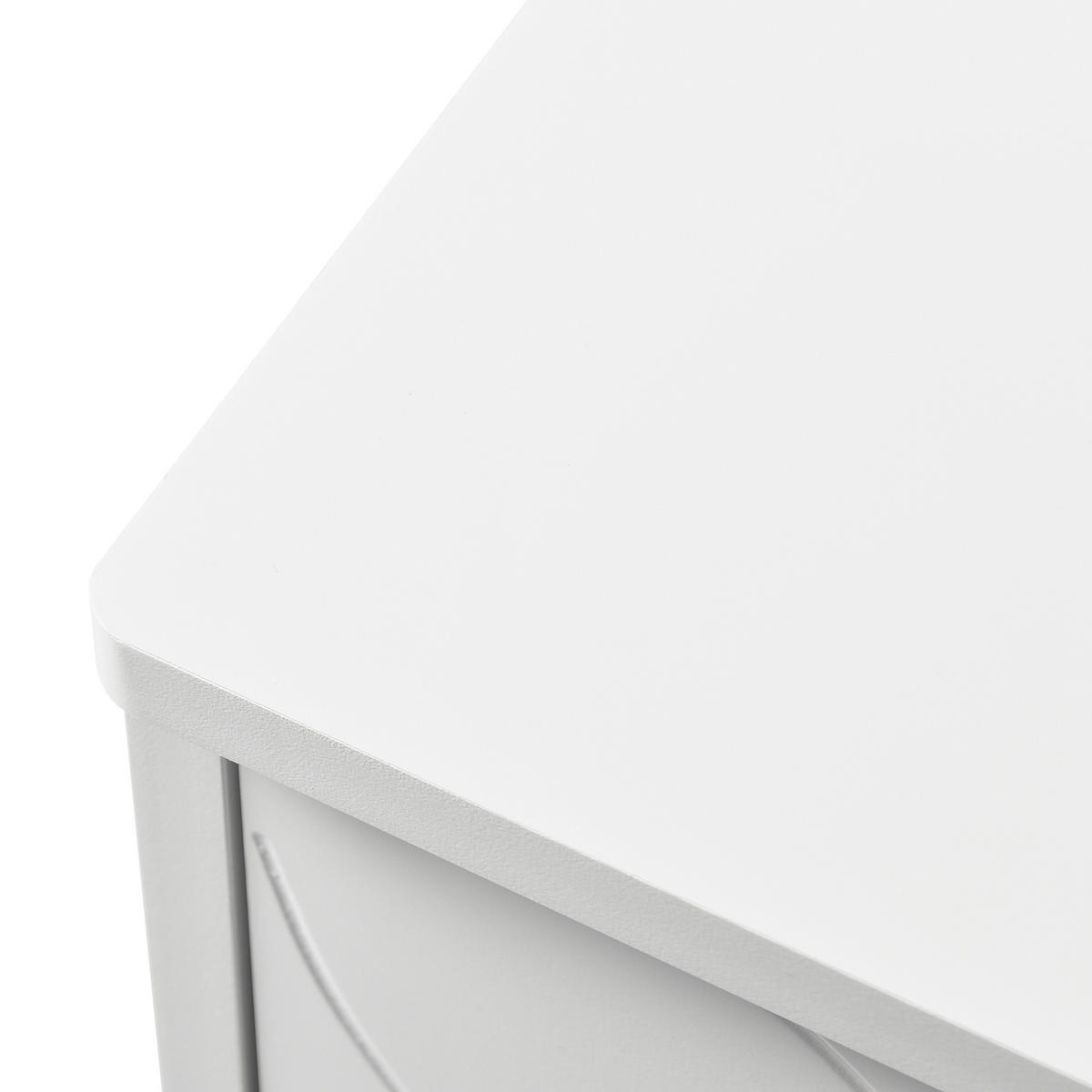 SIDEBOARD weiß mit goldenen Beinen, 75x40x90 cm - Weiß, Holzwerkstoff/Metall (75/90/40cm) - Urban Meuble