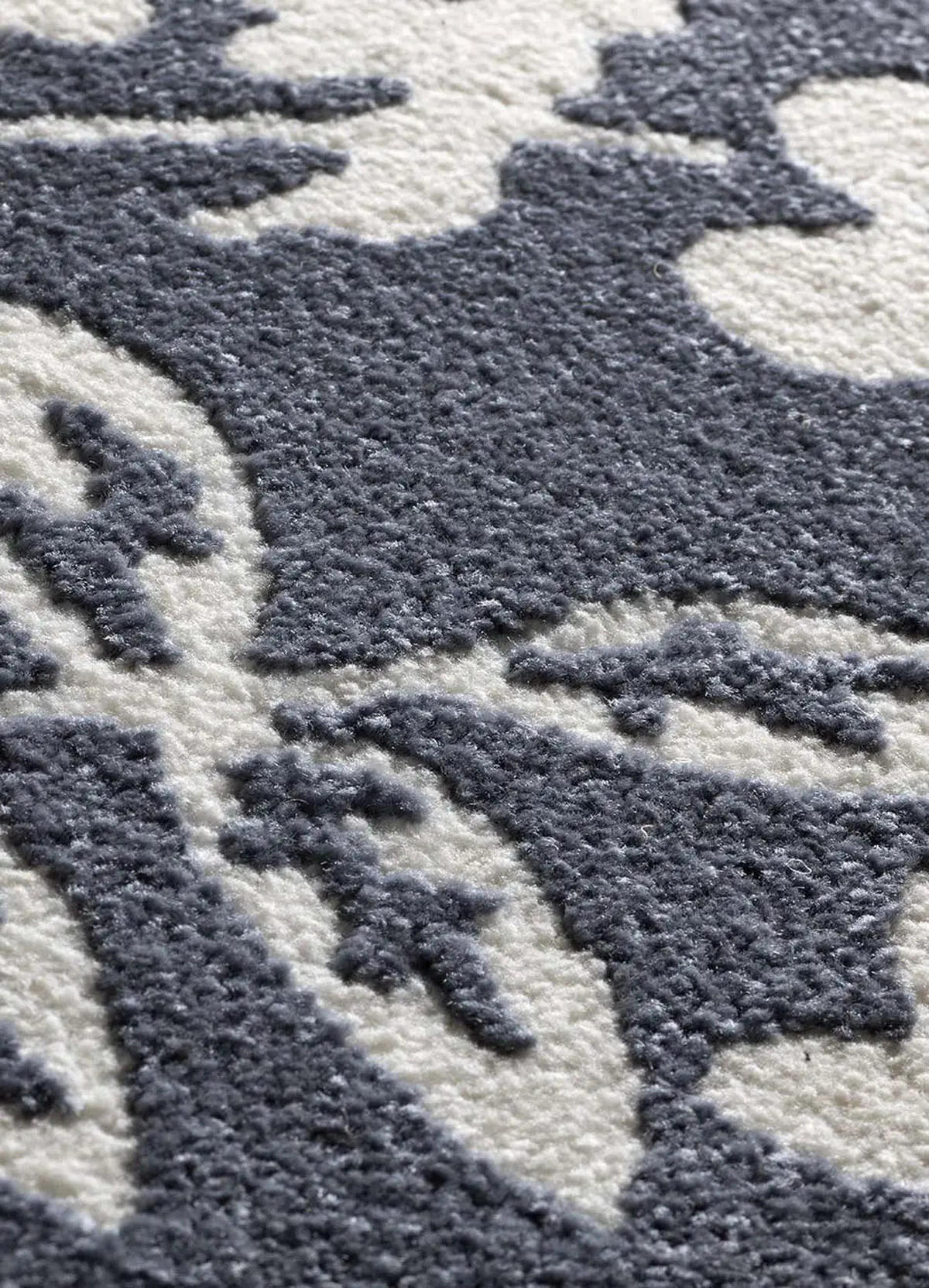 KURZFLORTEPPICH Blau / Mehrfarbig Amara 160/230 cm - Blau/Creme, Naturmaterialien/Textil (160/230cm) - Atticgo